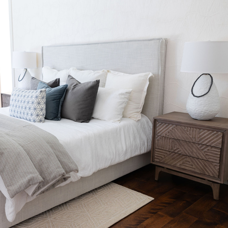 Bedroom-Styling i and i homes home staging orlando winter park